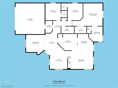 5721 Savant Court Floor Plan