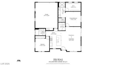 929 Silverfir Court Floor Plan