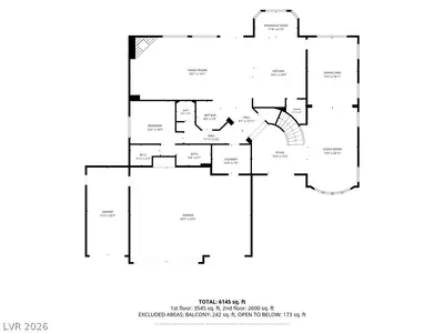 3562 Frank Derek Avenue, Las Vegas, NV 89139 Floor Plan