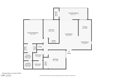1405 Vegas Valley Drive 162 Floor Plan