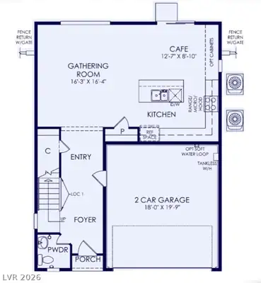 7823 Lacemaker Court, Las Vegas, NV 89113 Floor Plan