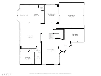 10003 Bayberry Bend Street, Las Vegas, NV 89178 Floor Plan