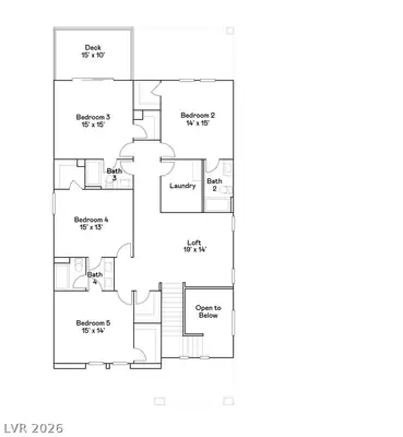 1894 Endless Song Drive, Las Vegas, NV 89138 Floor Plan