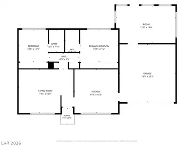 721 East Calvada Boulevard Floor Plan