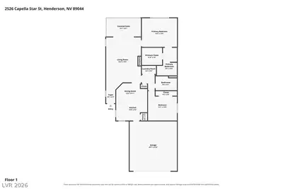 2526 Capella Star Street Floor Plan