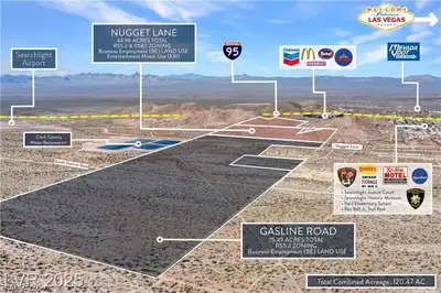 S Nugget Land & Gasline Road Aerial View