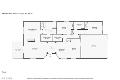 7857 West Delhi Avenue Floor Plan