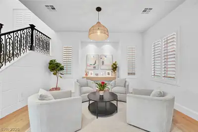 1920 Alcova Ridge Drive, Las Vegas, NV 89135 Living Room