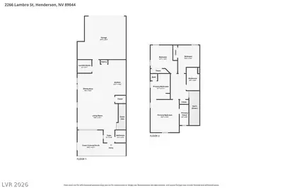 2266 LAMBRO Street Floor Plan