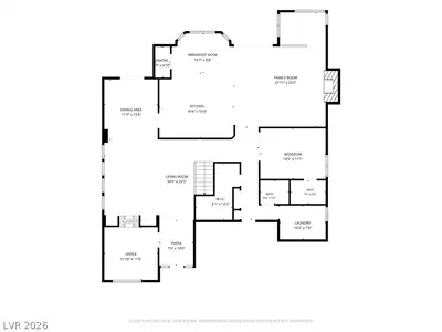 1821 Corta Bella Drive, Las Vegas, NV 89134 Floor Plan