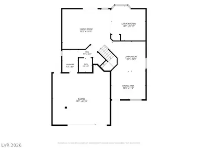2513 Huber Heights Drive, Las Vegas, NV 89128 Floor Plan
