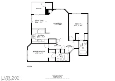 5020 South Rainbow Boulevard 204 Floor Plan