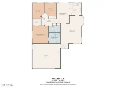 3190 James A Bilbray Parkway Floor Plan