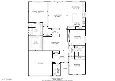 7142 Bold Rock Avenue Floor Plan