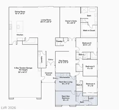 5133 Sparkling Moon Street Floor Plan