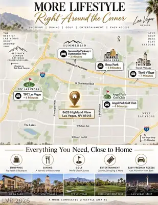 8628 Highland View Avenue Map