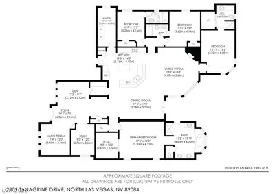 2909 Tanagrine Drive Floor Plan