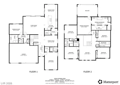 497 Paso De Montana Street, Las Vegas, NV 89138 Floor Plan