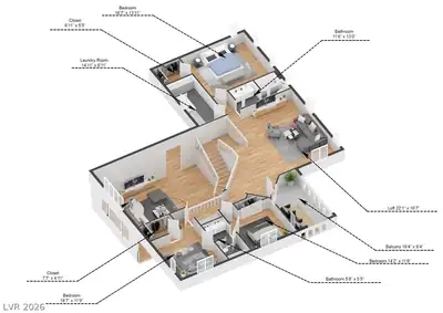 5523 Kyle Peak Court Floor Plan