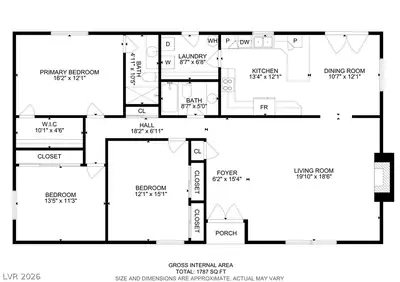 3710 Maverick Street, Las Vegas, NV 89108 Floor Plan