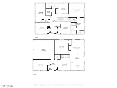 7434 Barranca Peak Court, Las Vegas, NV 89139 Floor Plan