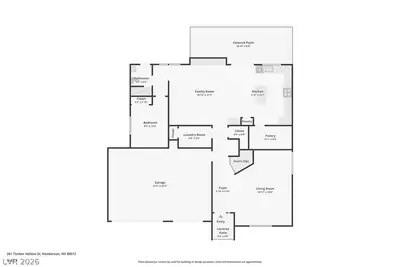 261 Timber Hollow Street Floor Plan