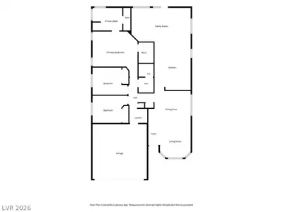 3792 Winter Whitetail Street, Las Vegas, NV 89122 Floor Plan