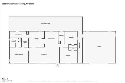 3051 West Wilson Road Floor Plan
