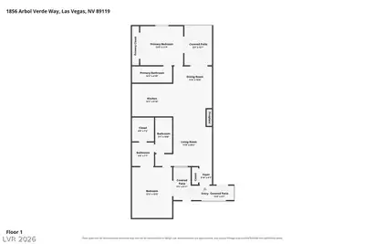 1857 Arbol Verde Way Floor Plan