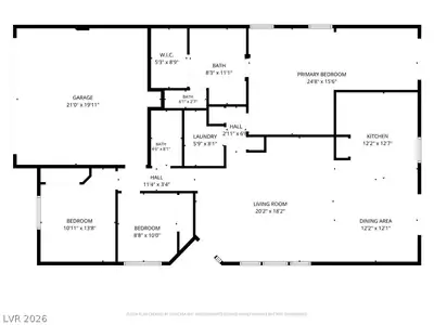 6983 Flowering Willow Street Floor Plan