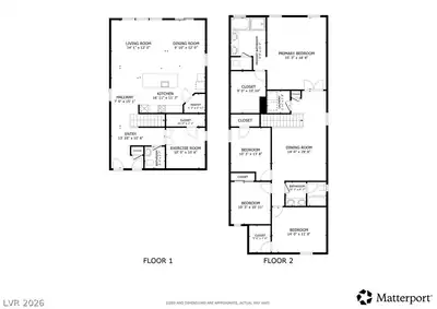 7980 Calito Street, Las Vegas, NV 89166 Floor Plan