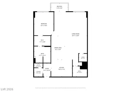 900 South Las Vegas Boulevard 702 Floor Plan