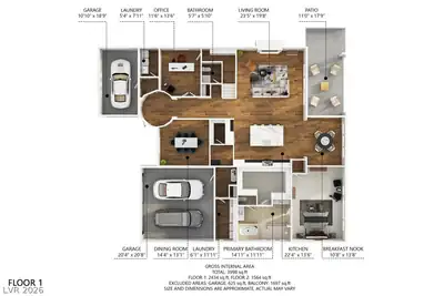 2680 Nevada Agave Lane, Las Vegas, NV 89138 Floor Plan