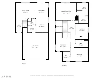 6521 Alfalfa Ridge Avenue, Las Vegas, NV 89141 Floor Plan