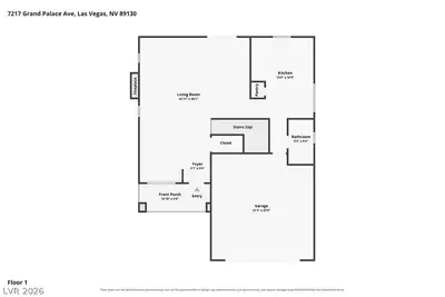 7217 Grand Palace Avenue Floor Plan