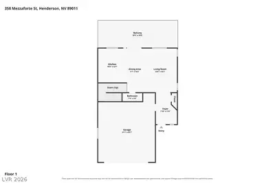 358 Mezzaforte Street Floor Plan