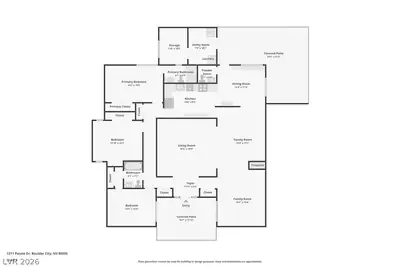 1211 Paiute Drive, Boulder City, NV 89005 Floor Plan