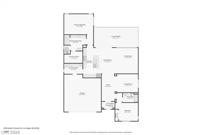 6754 Desert Crimson Street, Las Vegas, NV 89148 Floor Plan
