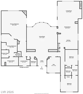 5434 Pendini Point Court, Las Vegas, NV 89141 Floor Plan