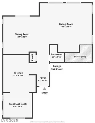 1421 Winters Run Avenue, Las Vegas, NV 89183 Floor Plan
