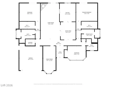 212 Spanish Drive, Las Vegas, NV 89110 Floor Plan