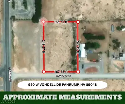 950 Vondell Drive Plat Map