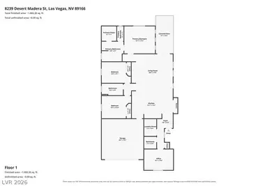 8239 Desert Madera Street Floor Plan