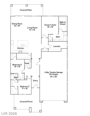 1647 Portofino Falls Place Floor Plan
