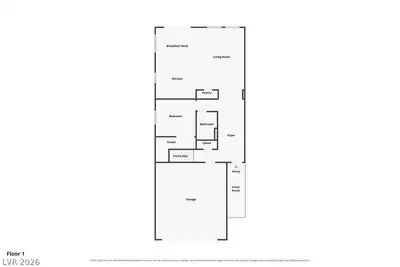 886 Arbor Spring Street Floor Plan