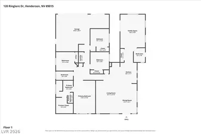 120 Ringlore Drive Floor Plan