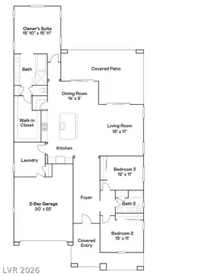 1480 Bianca Falls Drive Floor Plan