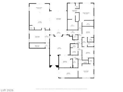 15 Bel Air Greens Circle, Las Vegas, NV 89141 Floor Plan