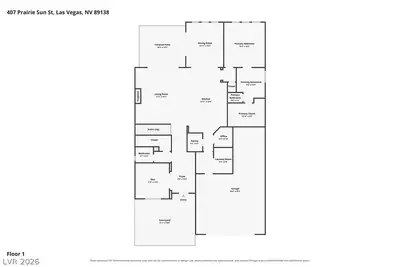 407 Prairie Sun Street Floor Plan