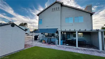4800 North Golfridge Drive, Las Vegas, NV 89130 Back of Structure